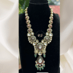 As Pretty As The Picture - Establishing Kundan Set With Red and Green Work