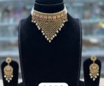 Gold-Look Padmavati Choker Set
