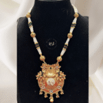 Elegant Mina Kaari Gold Look Pendant Set – Rubela Store