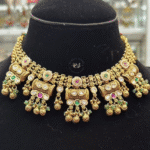 Real Look Golden Set with Kundan – Royal Shine