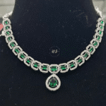 Rubela Shine Bright with Real Look Diamond Green Set