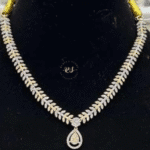 Rubela Elegant Real Look Daimond Golden Set by Rubela Store