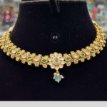 Rubela Elegant Real Look Golden Ruby Green Set by Rubela Store