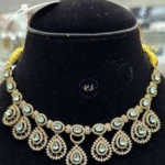 Rubela Real Look Mozonite Mint Green Set – Elegant Sparkle by Rubela Store
