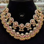 Rubela Real Look Golden Double Layer Set – Shine with Royal Elegance