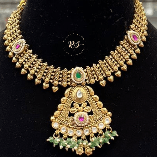 Untitled design (3) Rubela Real Look Golden Set – Timeless Elegance in Every Detail - Image 1