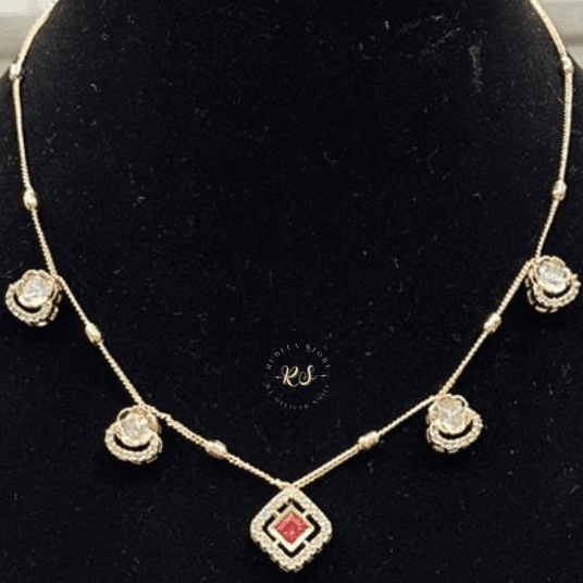 Untitled design (37) Rubela Elegant Real Look Mozonite Silik Set ✨ - Image 1