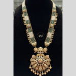 Rubela Shiny Real Look Golden Pendant Set – Everyday Royal Elegance