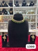 Rubela Golden Polki Mint Set – Shine with Royal Charm - Image 2