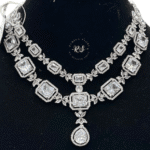 Real Look AD Silver Double Layer Set – Elegant Shine by Rubela Store