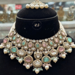 Real Look Kundan Polki Double Tone Antique Set – A Royal Charm from Rubela Store