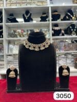 Rubela Royal Real Look Kundan Polki Double Tone Antique Set – Timeless Elegance - Image 2