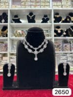 Real Look AD Silver Double Layer Set – Elegant Shine by Rubela Store - Image 2