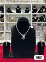 Real Look AD Silver Blue Stone Set – Sparkle with Rubela Store - Image 2