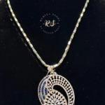 Elegant Diamond Look Pendant Set Without Chain for Every Occasion