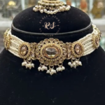 Royal Golden Copper Choker Set for Women