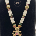 Real Look Golden Pendant Mala Set for a Graceful Look