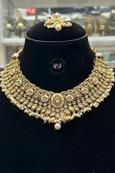 Untitled Design (4) Elegant Kundan Set – A Royal Touch for Every Occasion - Image 1
