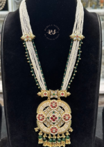 Real Look Meenakari Pendant Mala Set for a Royal Ethnic Look