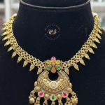 Elegant Real Gold Look Jewellery Set for Women