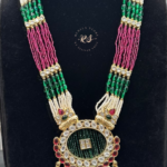 Royal Charm Real Look Kundan Pendant Mala Set for Traditional Elegance
