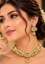 Real Gold Look Jewellery Set for a Royal and Elegant Style
