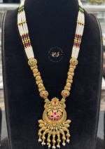 Real Look Pendant Mala Set for Women – Traditional Elegance by
