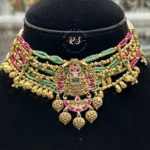 Royal Heritage Real Gold Look Choker Set for Women
