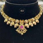 Royal Elegance Real Gold Look Jewellery Set