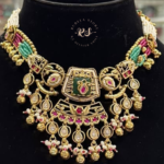 Real Gold Look Heritage Choker Set for a Royal Traditional Style