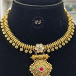 Elegant Real Gold Look Jewellery Set for Women