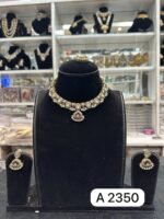 Royal Golden Copper Choker Set for Women - Image 2