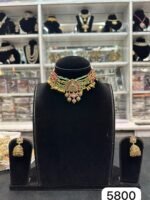 Royal Heritage Real Gold Look Choker Set for Women - Image 2