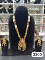 Real Look Pendant Mala Set for Women – Traditional Elegance by - Image 2