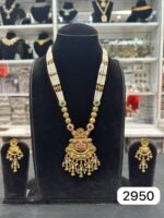 Real Look Pendant Mala Set for Women – Traditional Beauty by - Image 2