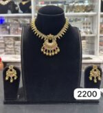 Elegant Real Gold Look Jewellery Set for Women - Image 2